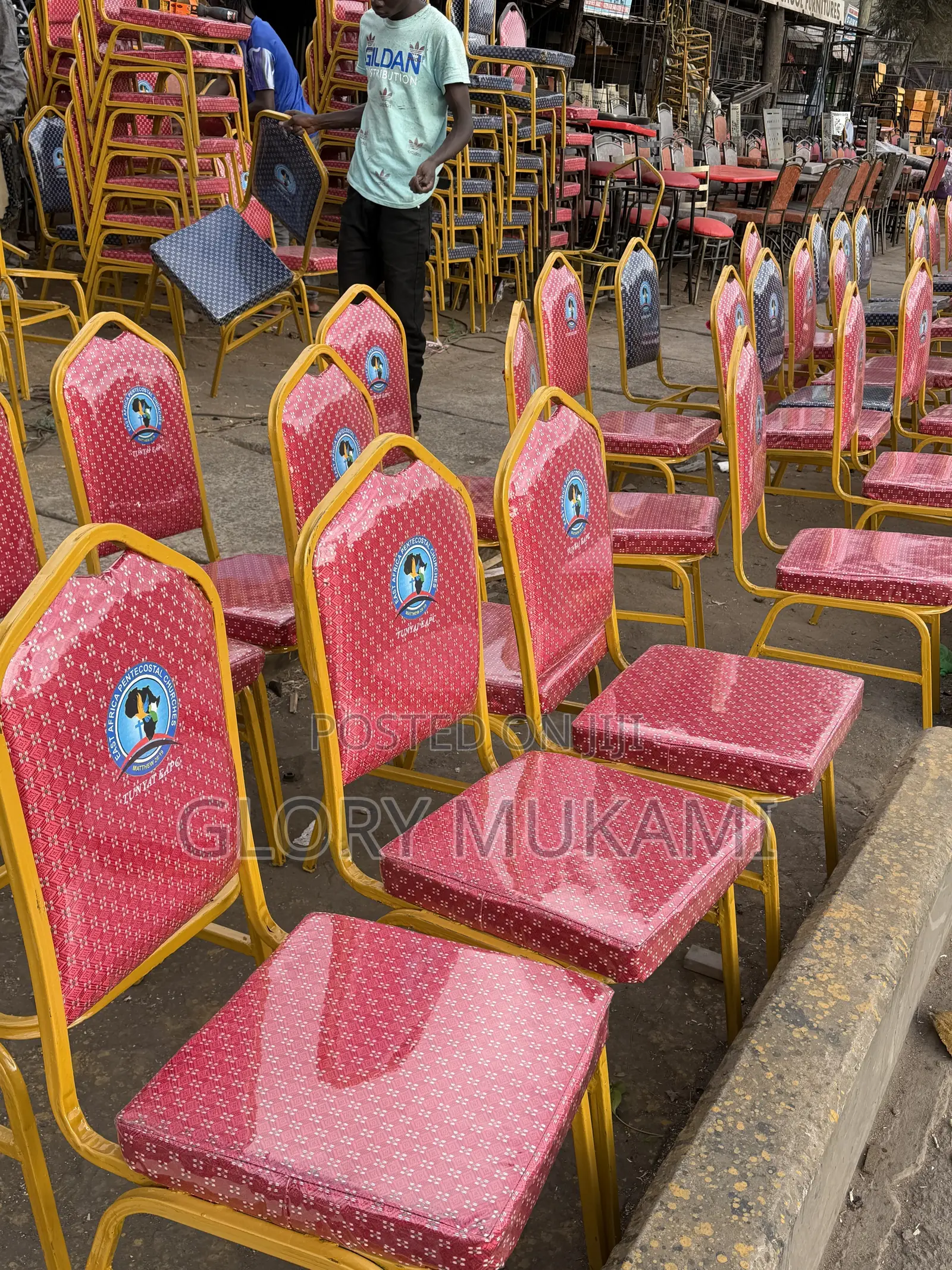 Church Conference Chairs With Logo