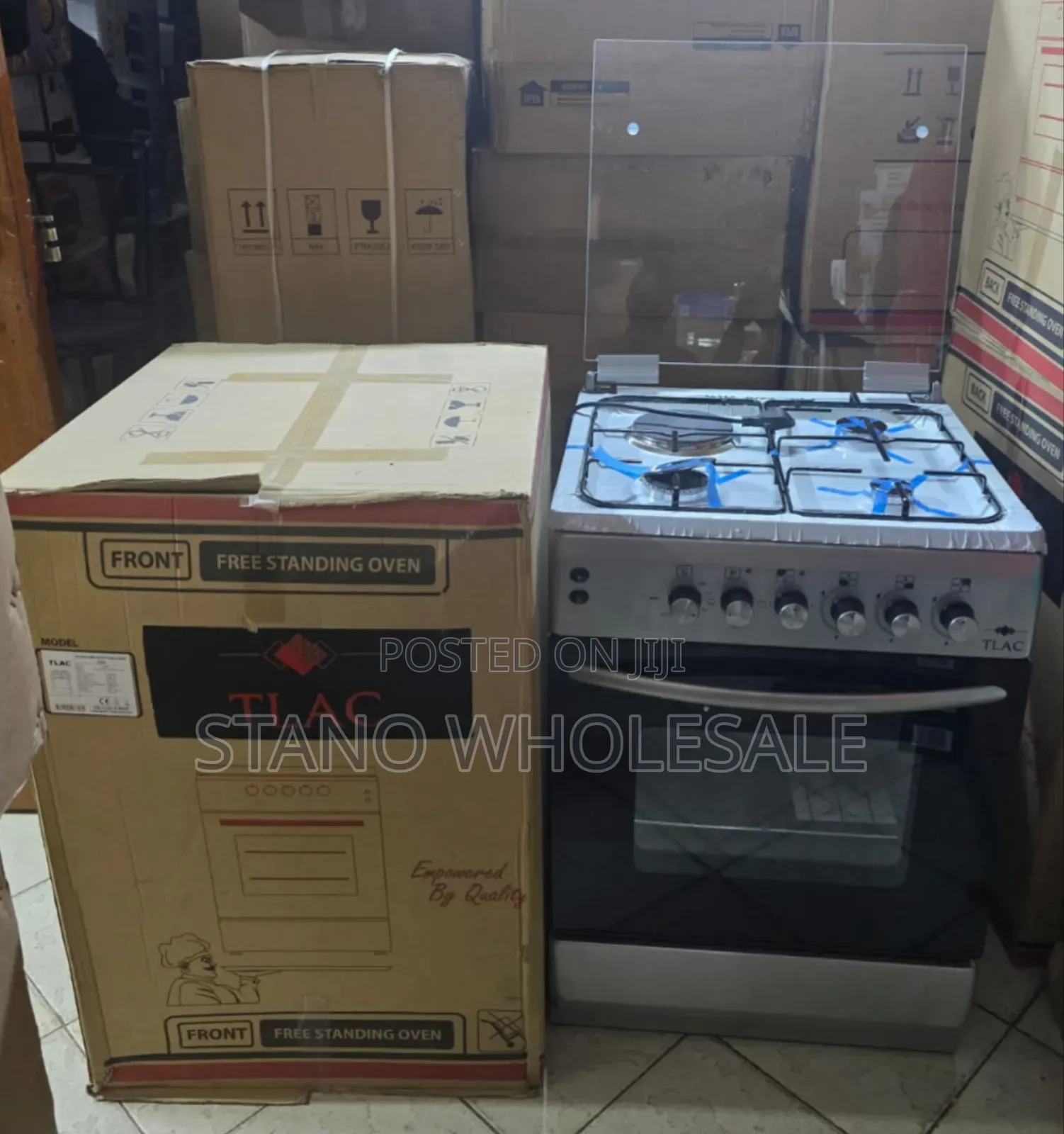 Tlac 3+1 Silver Standing Cooker
