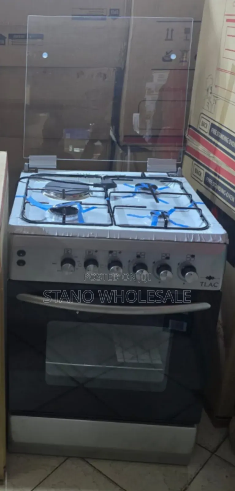 Tlac 3+1 Silver Standing Cooker