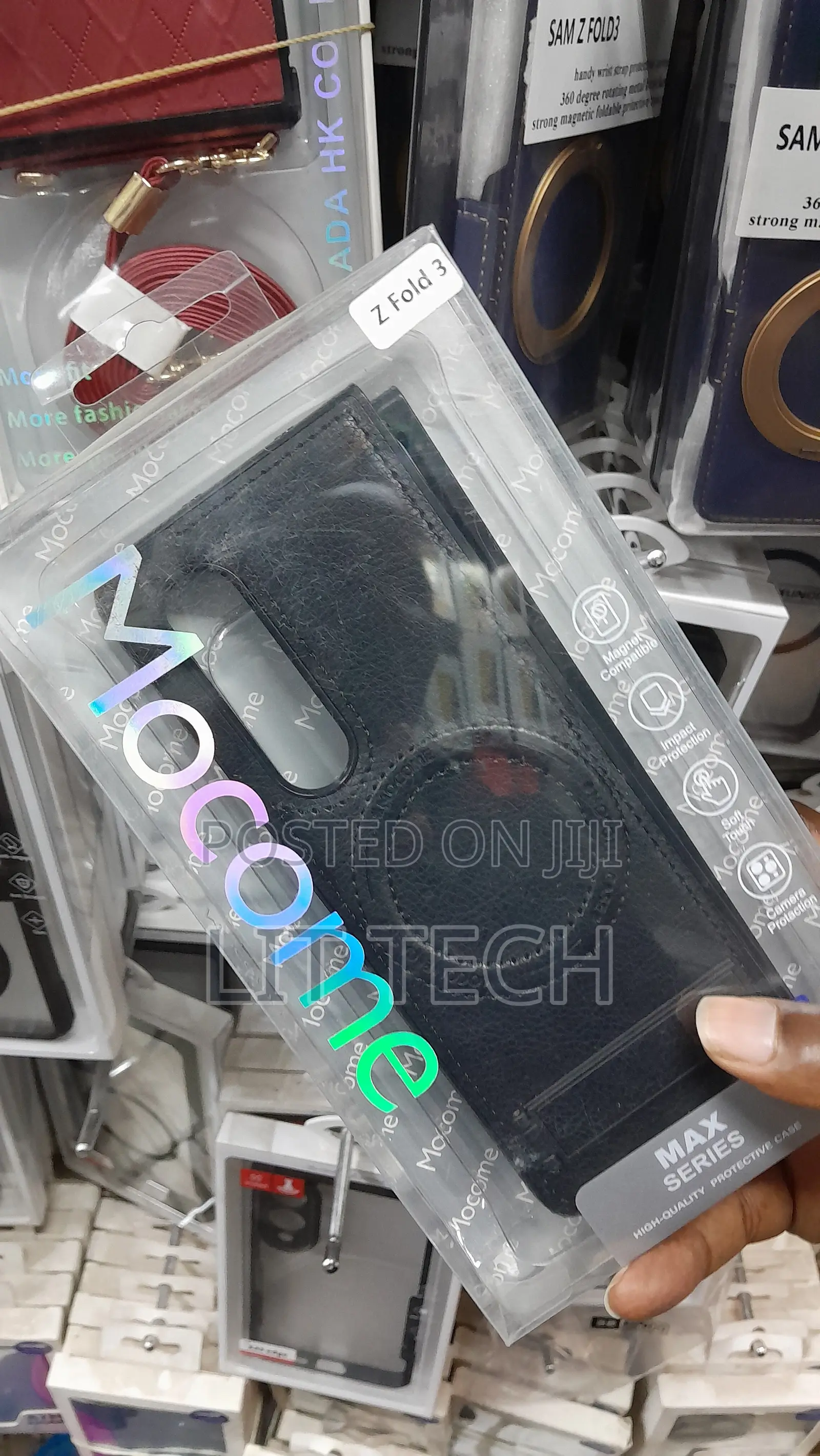 Samsung Galaxy Z Fold 3 Mocome Leather Cover