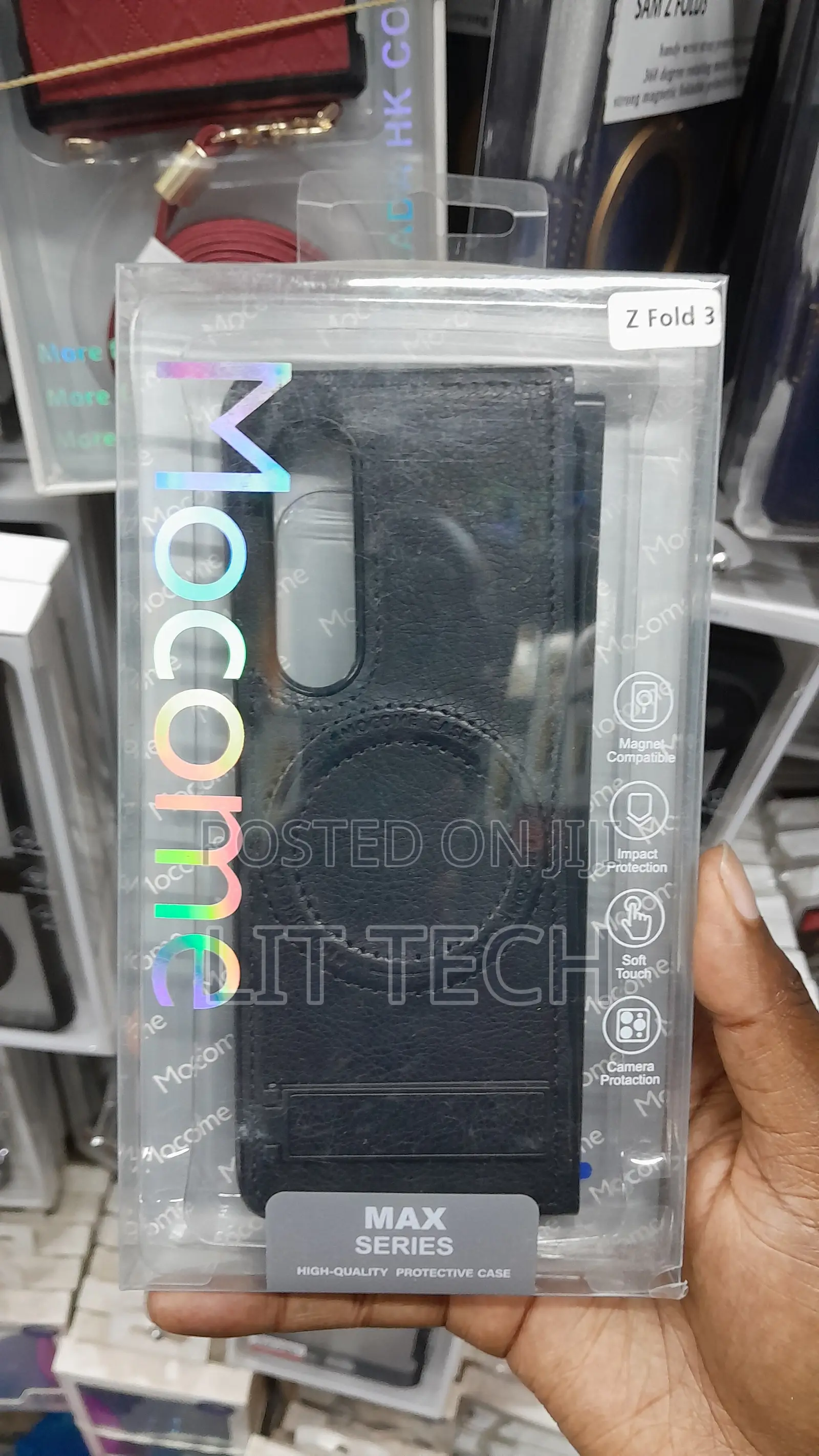 Samsung Galaxy Z Fold 3 Mocome Leather Cover