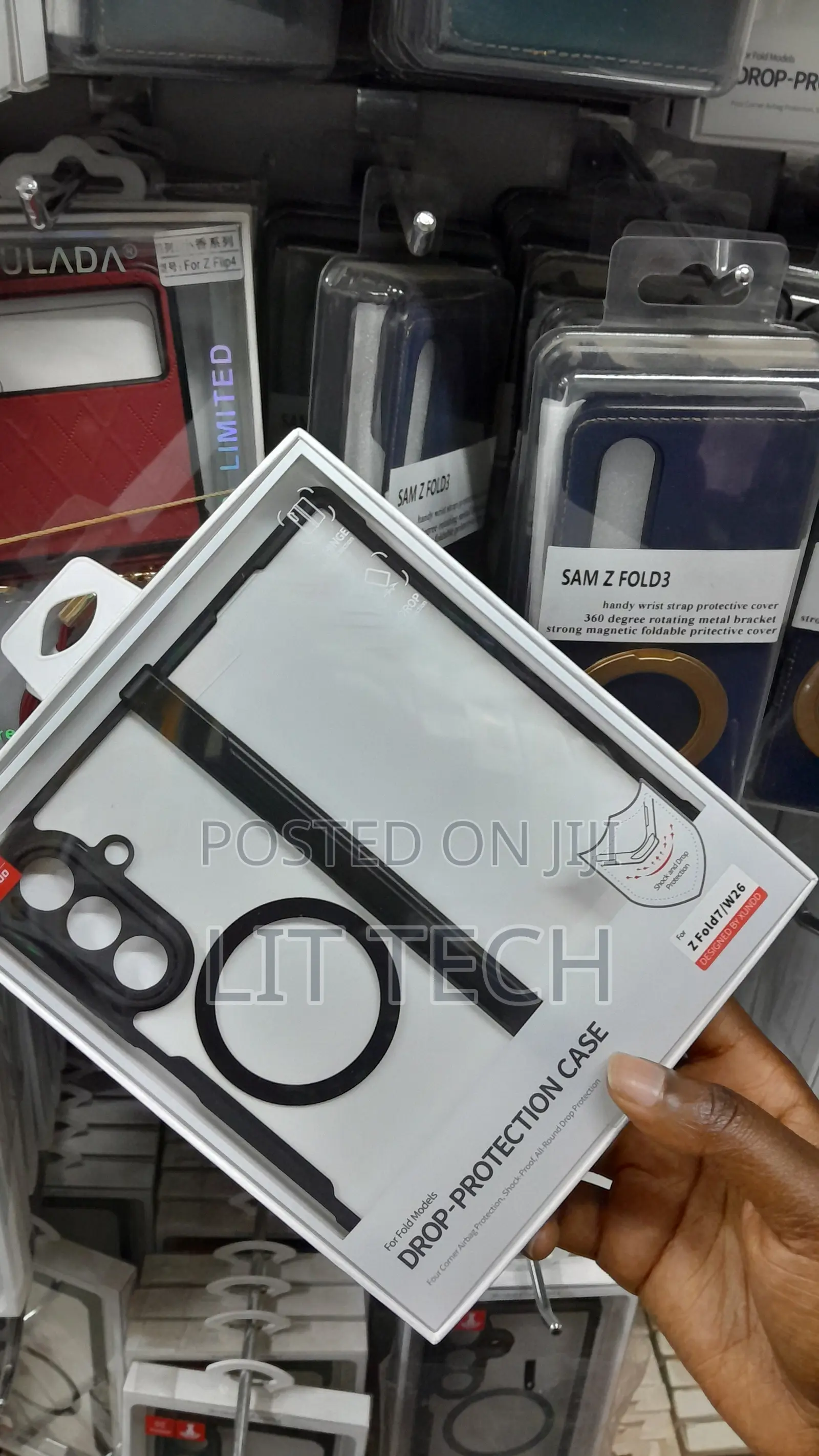 Samsung Galaxy Z Fold 7 Dual Layer TPU and PC Hybrid Protection Case