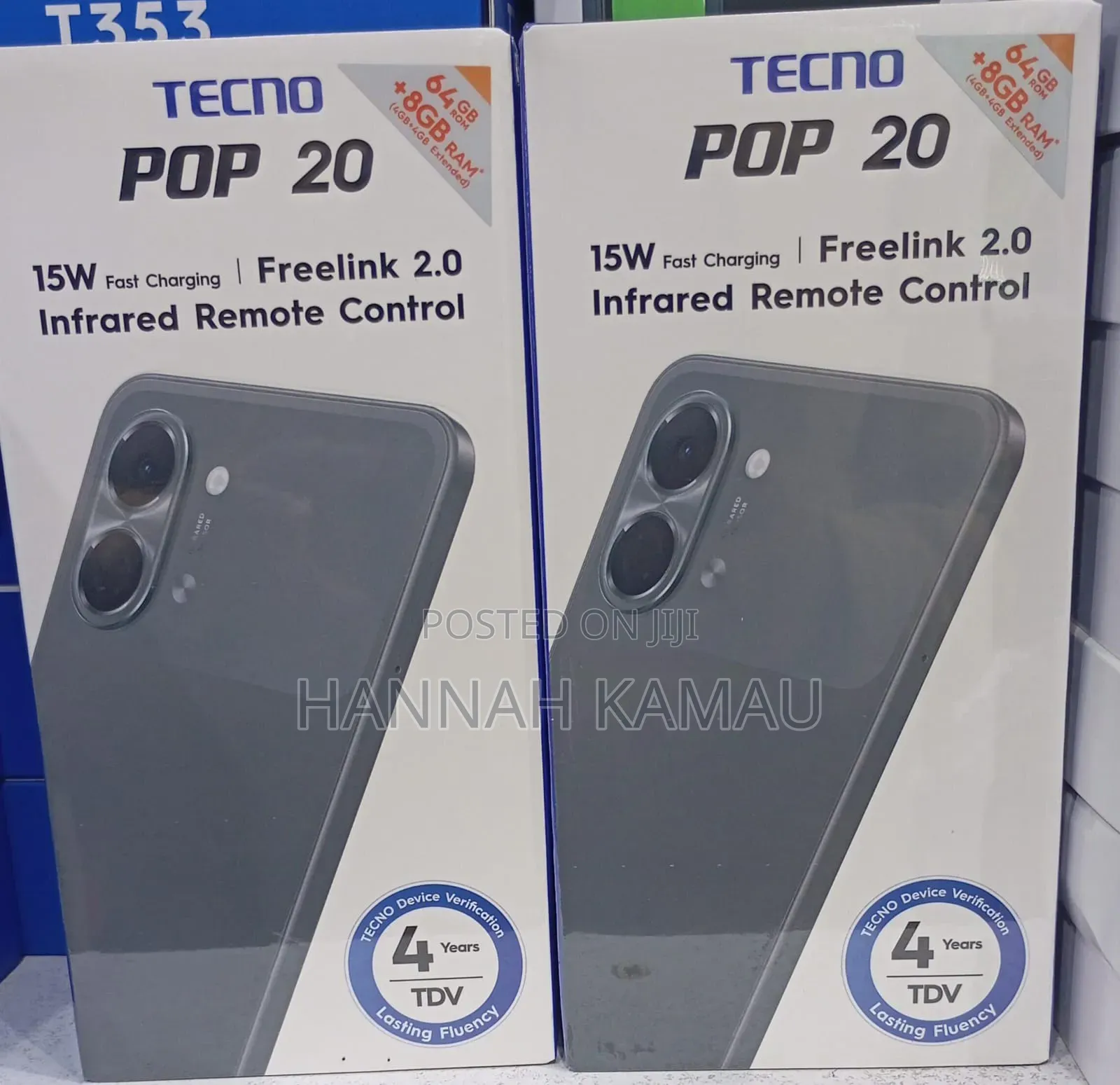 New Tecno Pop 20 64 GB Gray