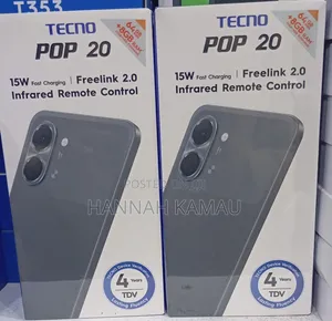 New Tecno Pop 20 64 GB Gray