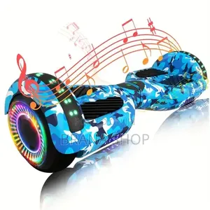 **Blue 6.5-Inch Combat Style Bluetooth Hoverboard **