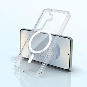 Clear Transparent MagSafe Silicone Case for Samsung Galaxy S24 – Shock