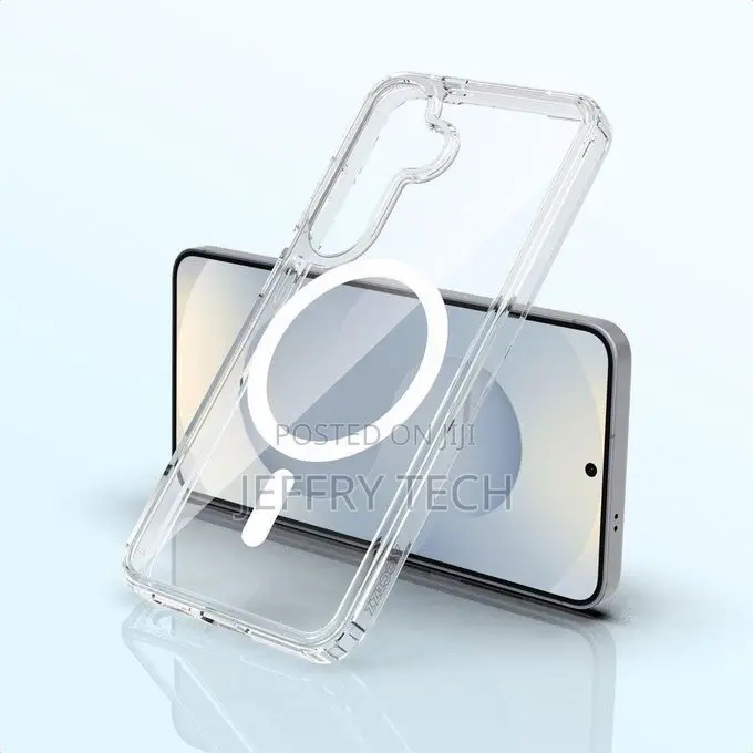 Clear Transparent MagSafe Silicone Case for Samsung Galaxy S24 – Shock