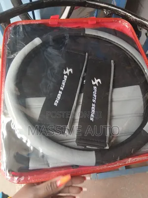 5 Racing Sports Series Car Seats Covers/ Grey Black Car Seats Covers