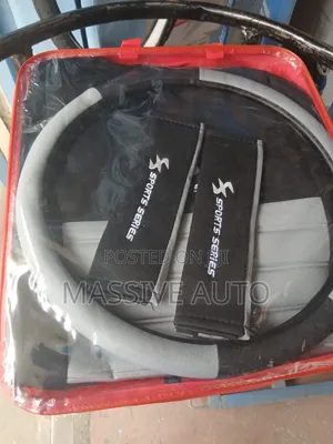 5 Racing Sports Series Car Seats Covers/ Grey Black Car Seats Covers