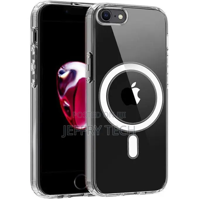 Clear Transparent MagSafe Silicone Case for iPhone 7 – Shockproof, Ant