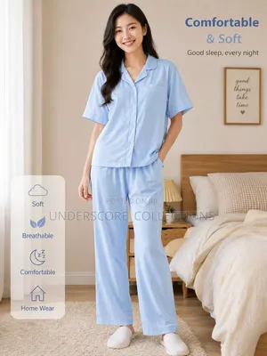 Quality Three Piece Cotton Pajama Set