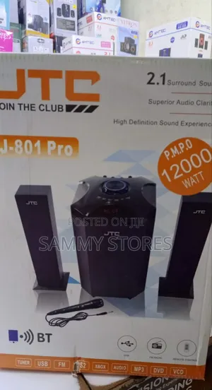 JTC Mtungi J-801 Pro 2.1CH Home Theatre Sound System