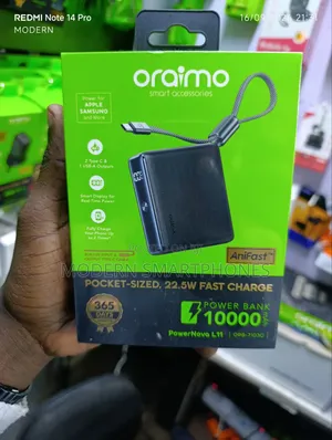 Oraimo PowerNova L11 10000mAh 22.5W Power Bank