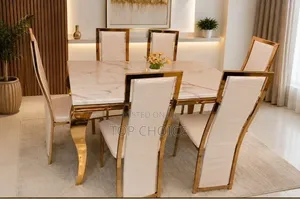 Marble Dining Table 6-Seater