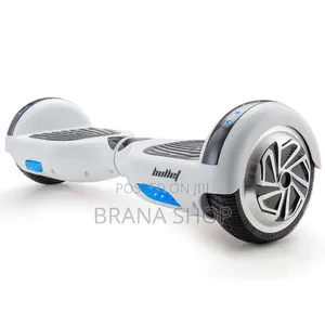 **6.5-Inch White Bluetooth Self-Balancing Hoverboard **