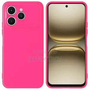 Soft Flexible Silicone Case for TECNO Spark 40, Shockproof Anti-Scratc
