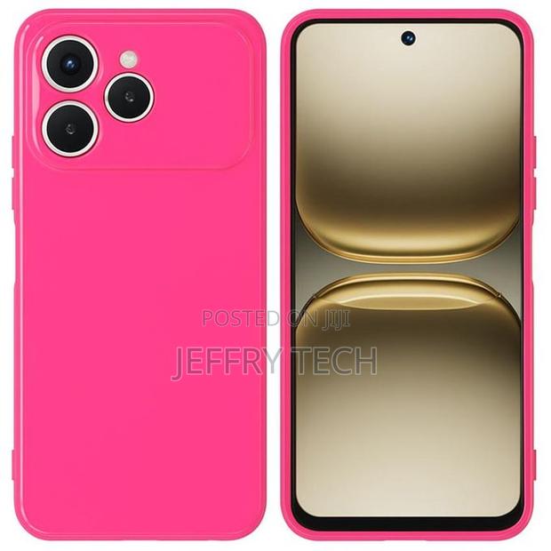 Soft Flexible Silicone Case for TECNO Spark 40, Shockproof Anti-Scratc - main view
