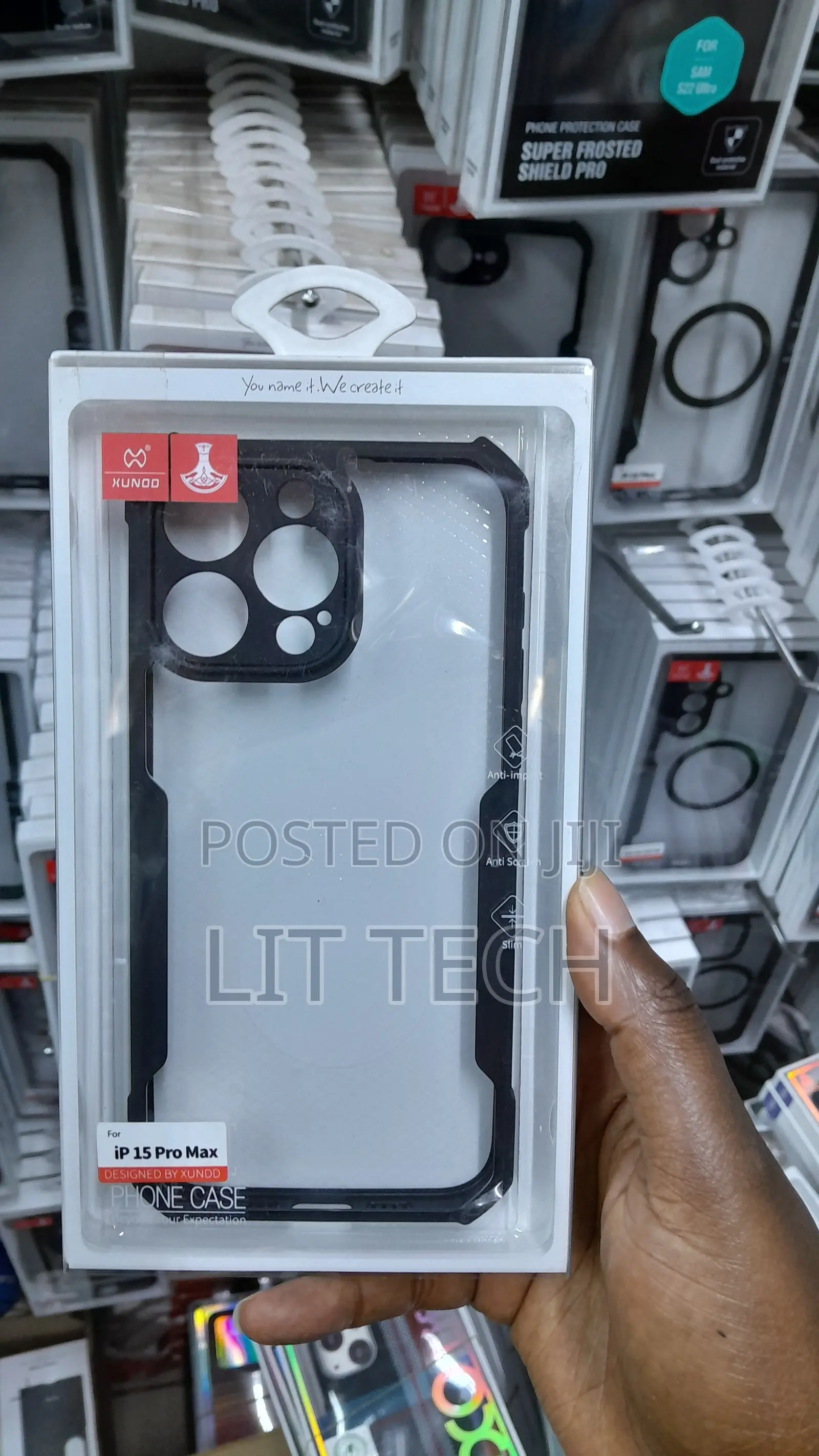 iPhone 15 Pro Max Bumper Shockproof Case