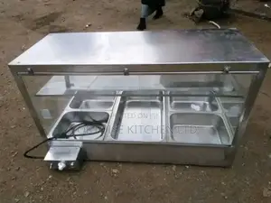 Stainless Steel Food Warmer or Chips and Snacks Display With 3 Insert