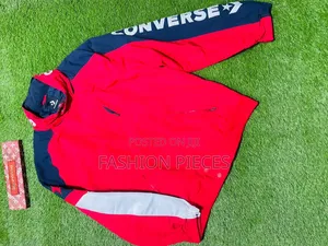 Converse Boat Jacket With Bold Converse Lettering Along the Sleeve.