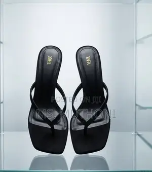 The Zara Suede Kitten-Heel Sandals Size 37-41