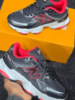 New Balance 2000r Black Red Sneakers