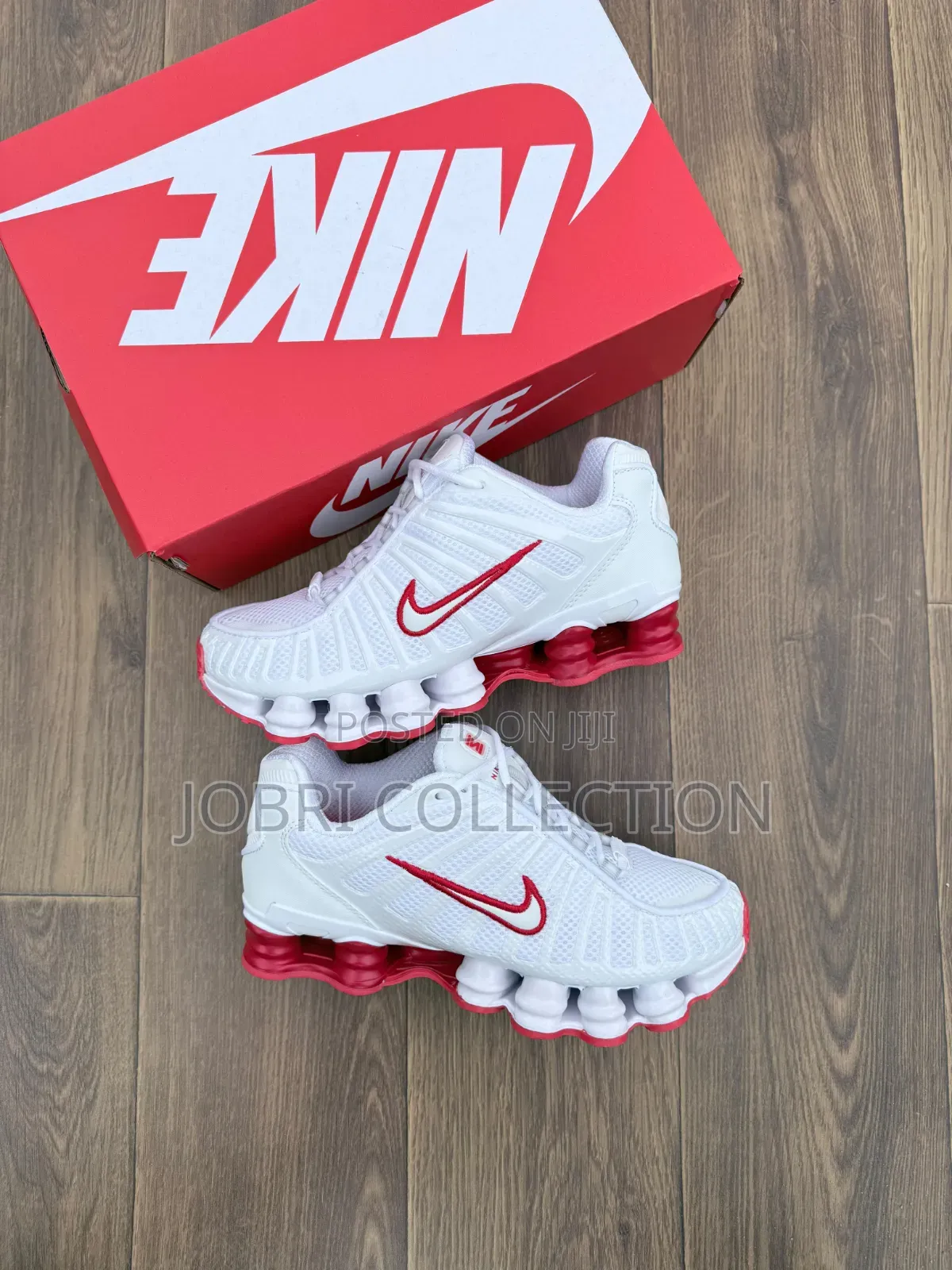 Nike Shox TL "Platinum Tint/Gym Red" Sneakers