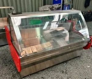 Locally Made Stainless Steel Meat Chiller Displays Size 1.5m Long