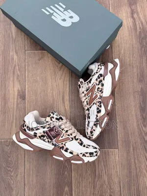 New Balance 9060 Leopard Print Sneakers