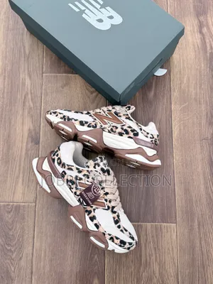 New Balance 9060 Leopard Print Sneakers