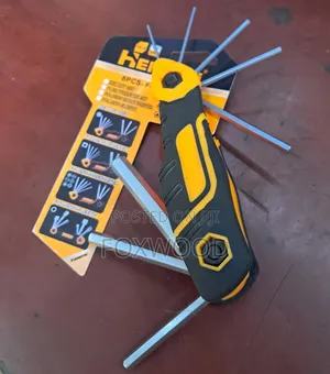 8 PC Folding Allen Wrench Set