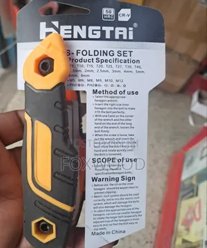 8 PC Folding Allen Wrench Set