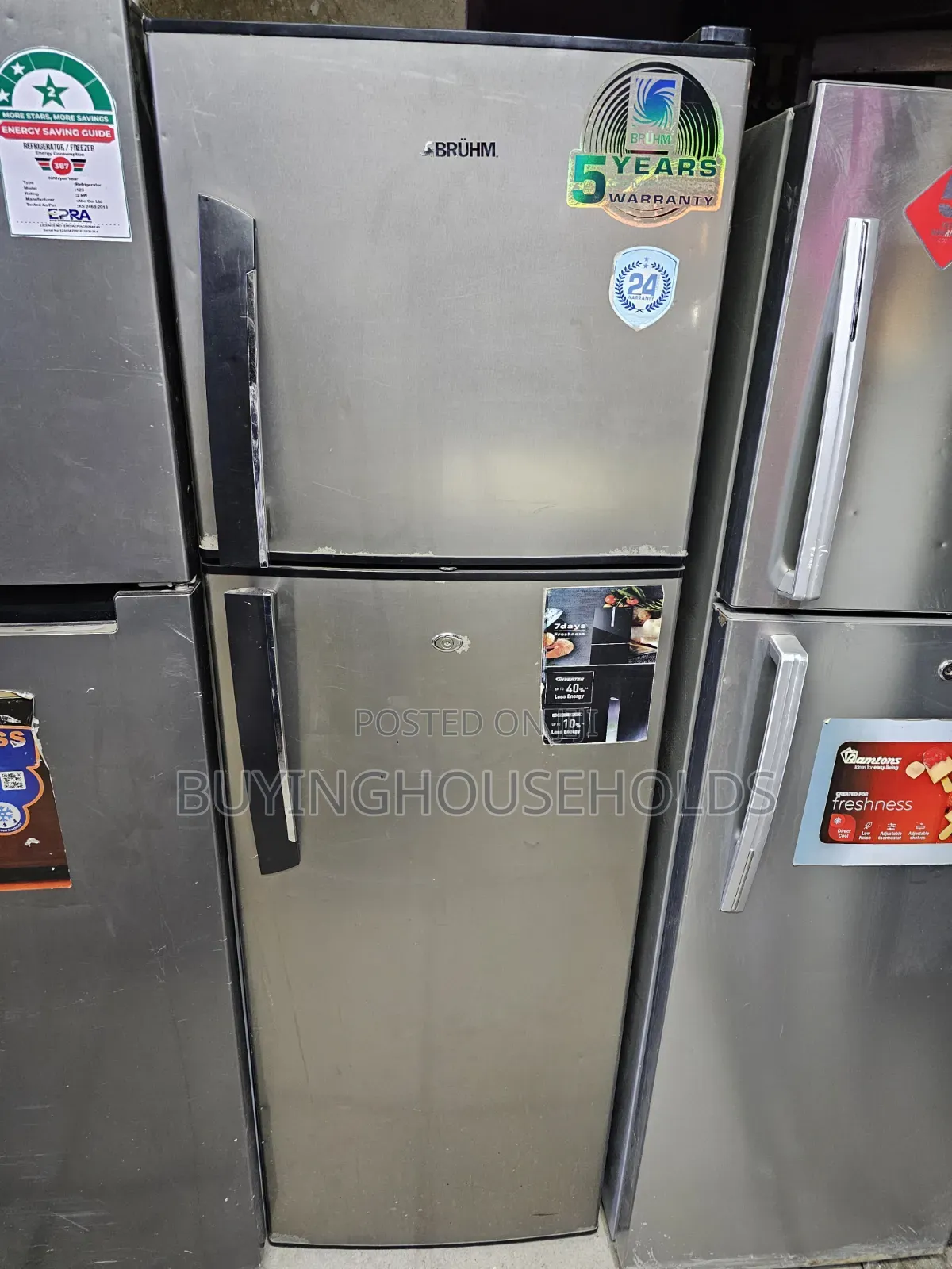 Bruhm 270L Fridge