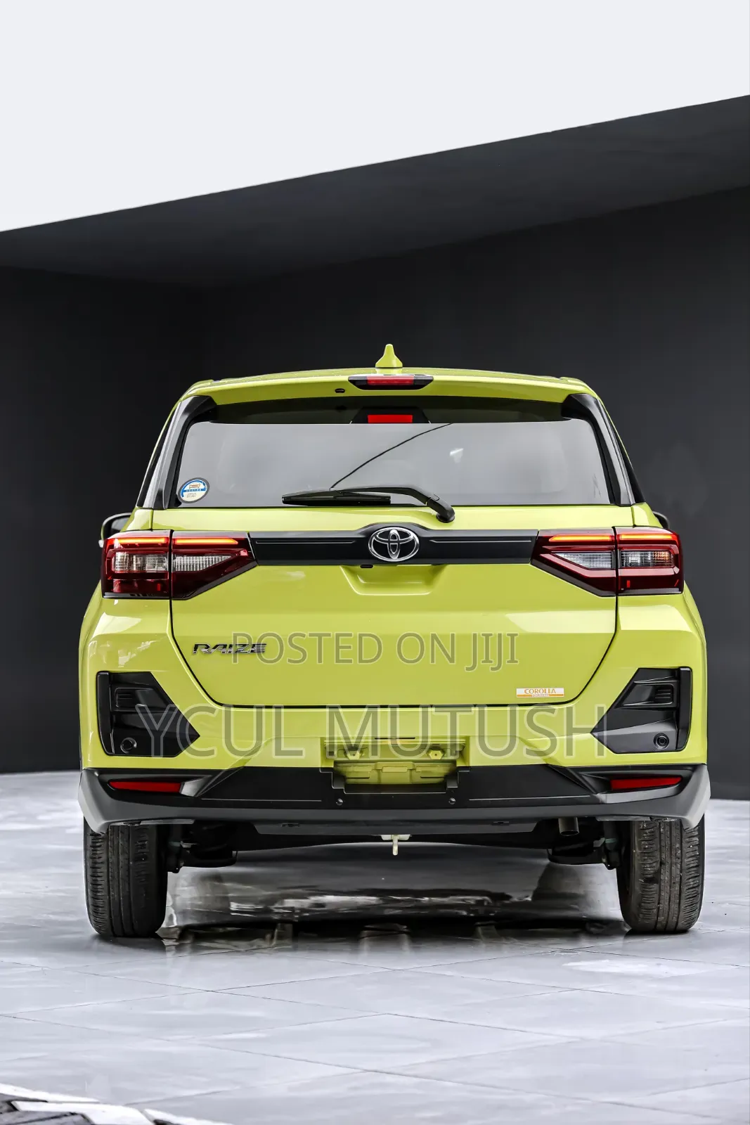 Toyota Raize 2021 Yellow
