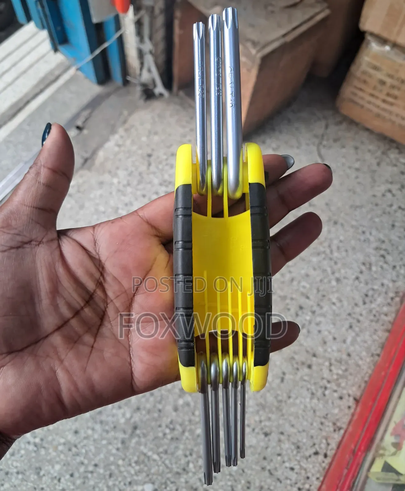 8-Piece Folding Torx Hex Key Set -