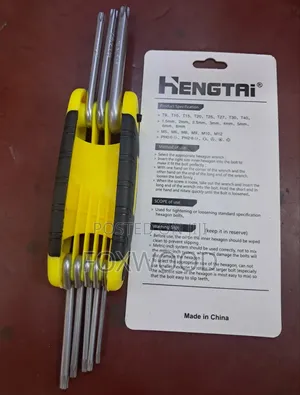 8-Piece Folding Torx Hex Key Set -