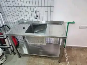 Stainless Steel Commercial Single Sink Dimensions 1200mm by 550mm