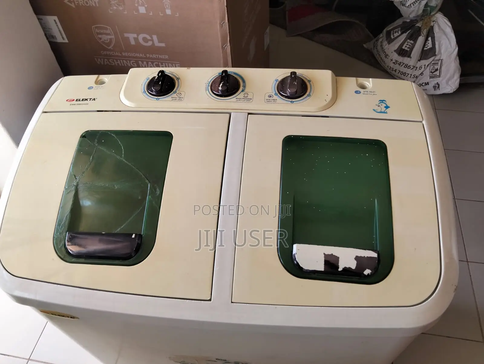 9kg Elekta Washing Top-Loading Machine Used