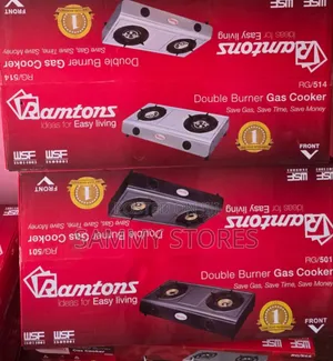 Ramtons 2-Burner Tabletop Gas Cooker
