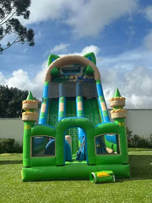 Large Inflatable Bouncing Castle With Slide – Kids’ Fun Events