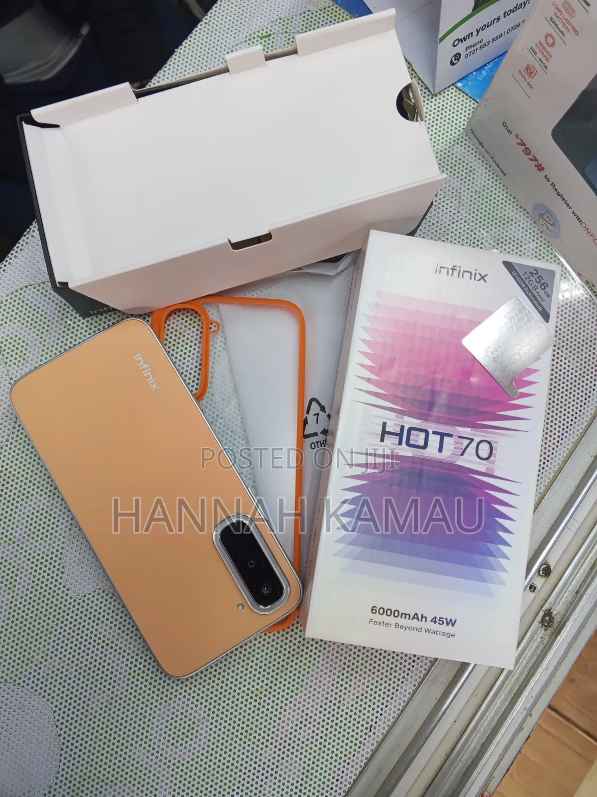 New Infinix Hot 70 128 GB Blue