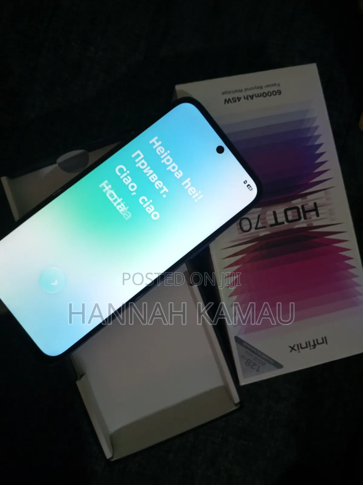 New Infinix Hot 70 128 GB Blue