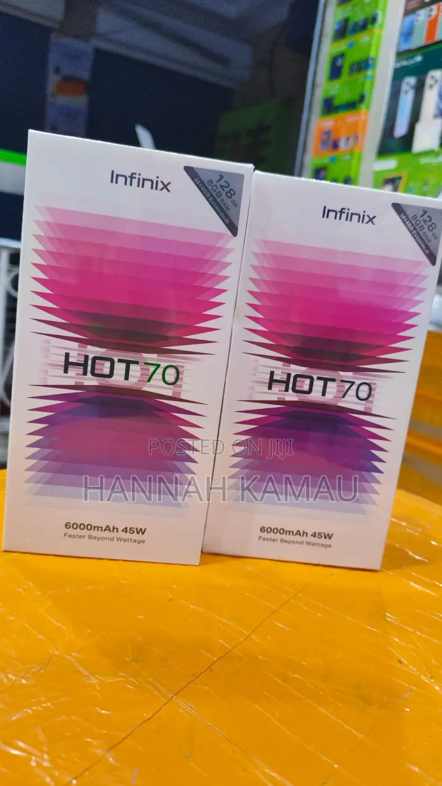 New Infinix Hot 70 128 GB Blue