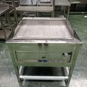 Stainless Steel Commercial Gas Griddle Size 650mm by 600mm by 850mm