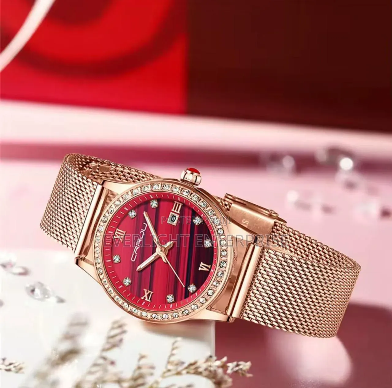 Adjustable Crrju Ladies Watch