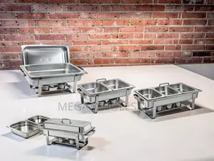 Event Ready Design 11L Stainless Steel Triple Chafing Dish