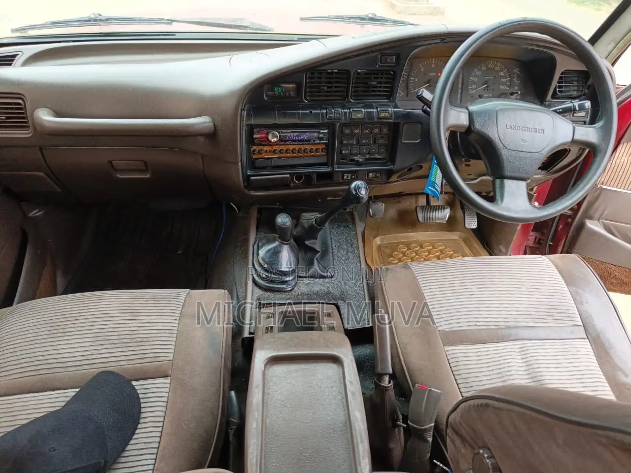 Toyota Land Cruiser Prado 3.0 D 1993 Burgundy