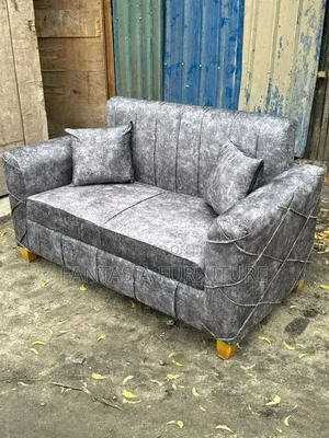 2-Seater Grey Loveseat
