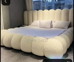 Cream Bubble Bed