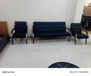 Black Office Sofa